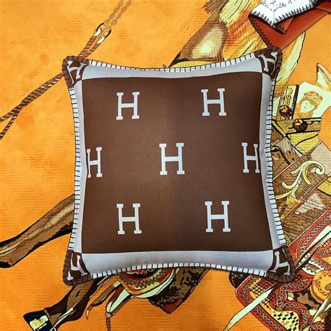 fake hermes pillow|hermes monogram blanket dupe.